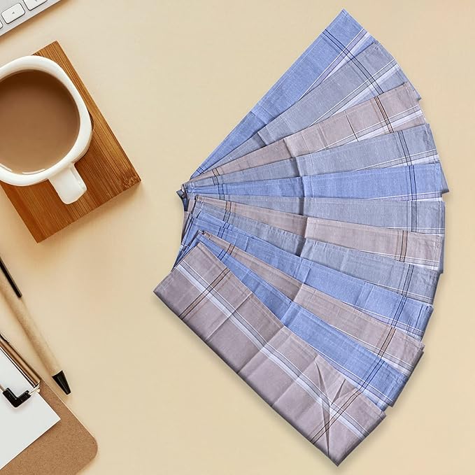 Kuber Industries Handkerchiefs|Sweat Absorbent Light Colored