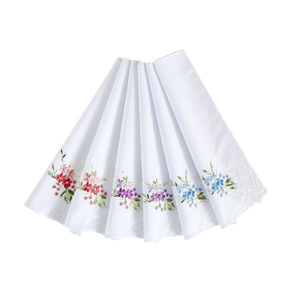 RDS HANKYTEX Women's 100% Cotton Handkerchief - Image 2