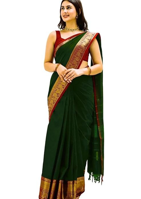 SuperLaxmi Self Design Kanjivaram Jacquard, Art Silk Saree