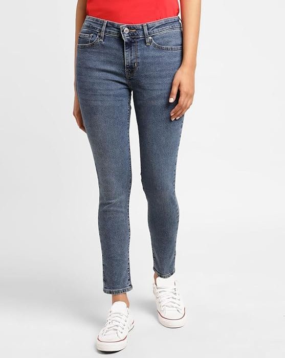 Levi's Women's 711 Skinny Fit Mid Rise Jeans
