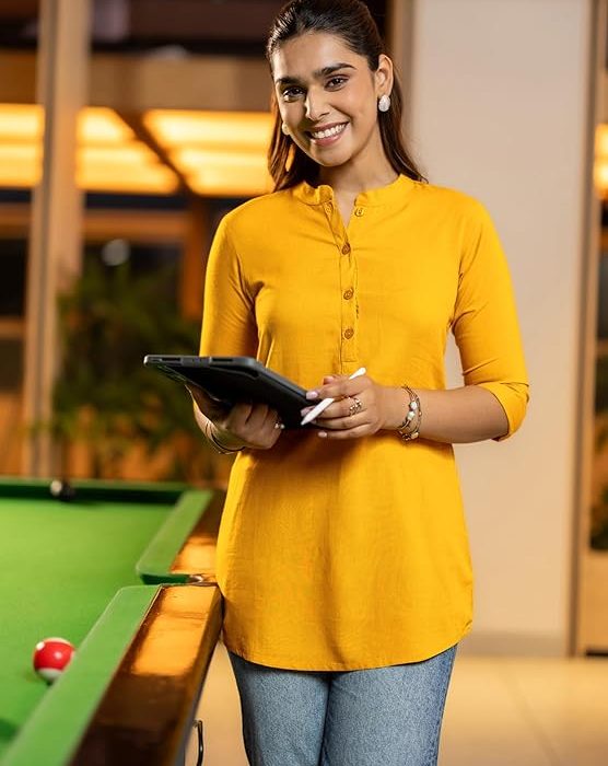 Libas Women's Solid Straight Tunics